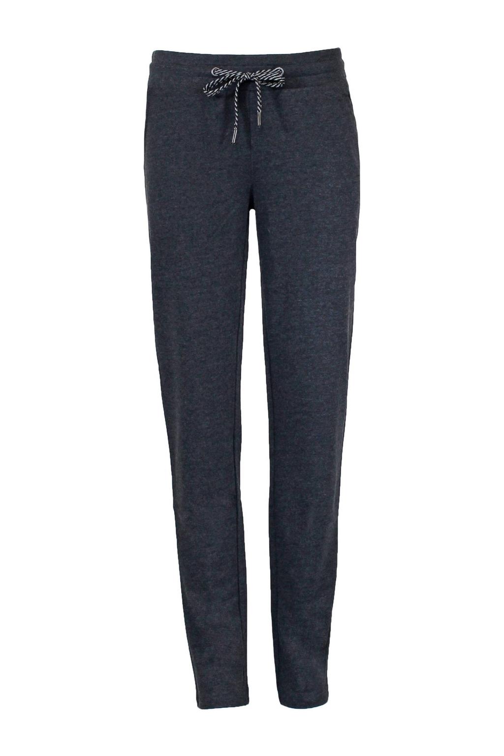 Grijze dames Donnay joggingbroek Nadia van sweat materiaal met relaxed en regular waist