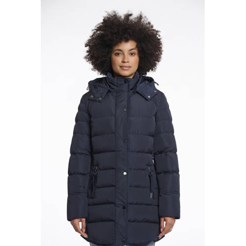 Rino & Pelle gewatteerde jas donkerblauw afbeelding