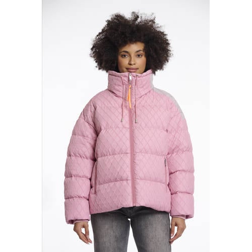 Rino & Pelle gewatteerde jas roze afbeelding