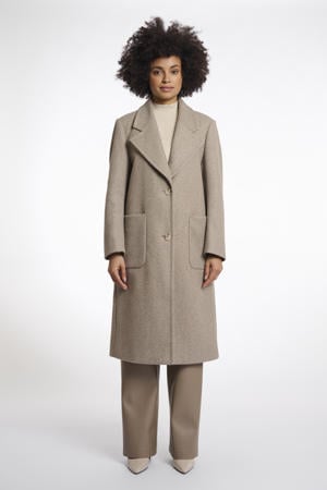 manteljas beige