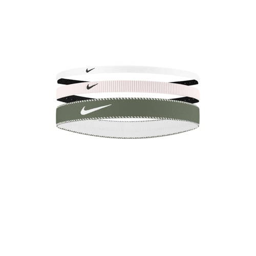 Nike haarbandjes Flex Classic Mixed - set van 3 lichtroze/wit afbeelding