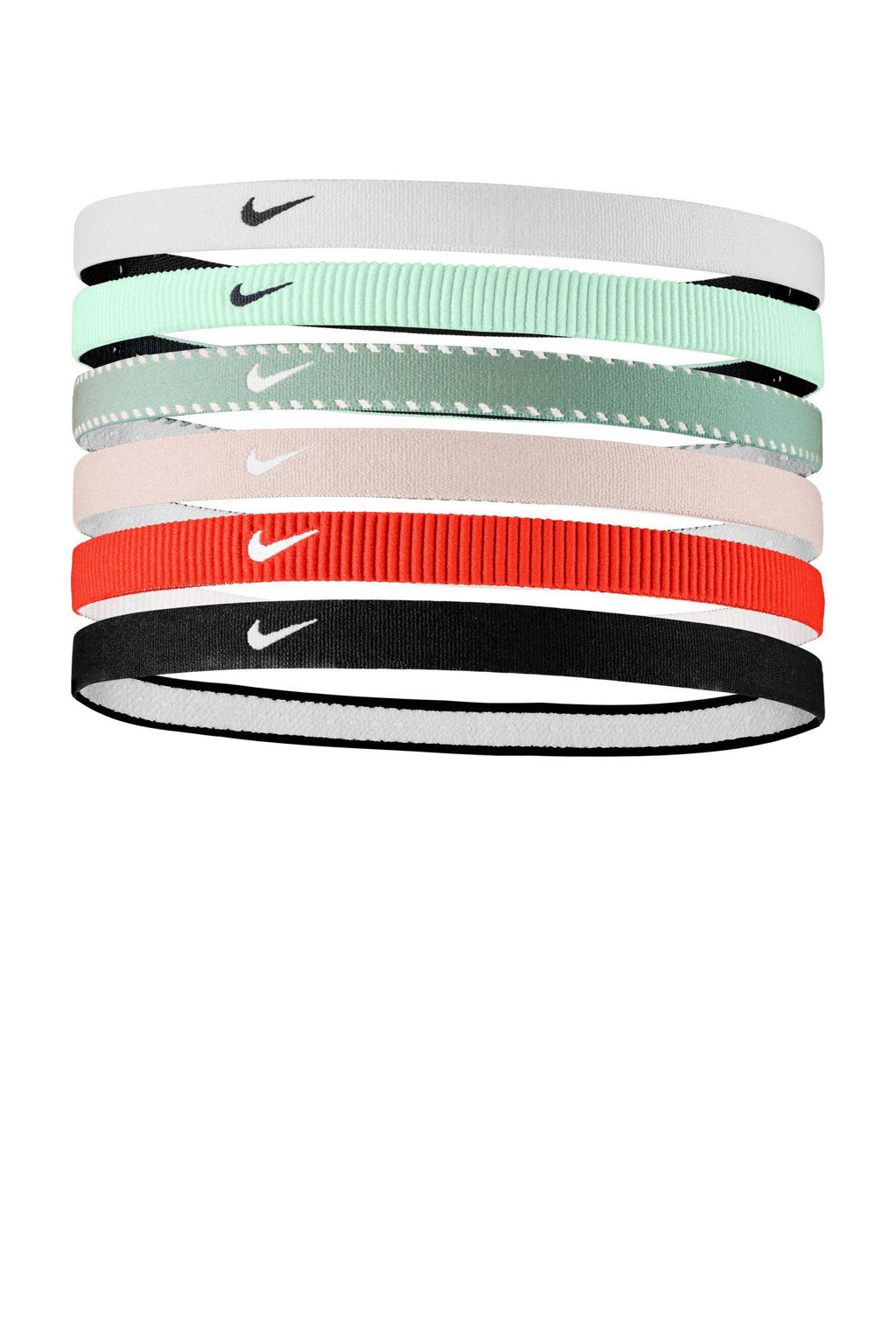 Nike haarbandjes Flex Classic - mintgroen/multi (set van 6)