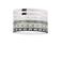 Nike haarbandjes Flex Classic Printed - lichtroze/zwart/multi (set van 6)