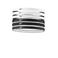 Nike haarbandjes Flex Classic - zwart/wit (set van 6)