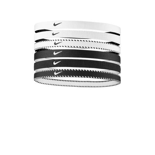 Nike haarbandjes Flex Classic - set van 6 zwart/wit afbeelding