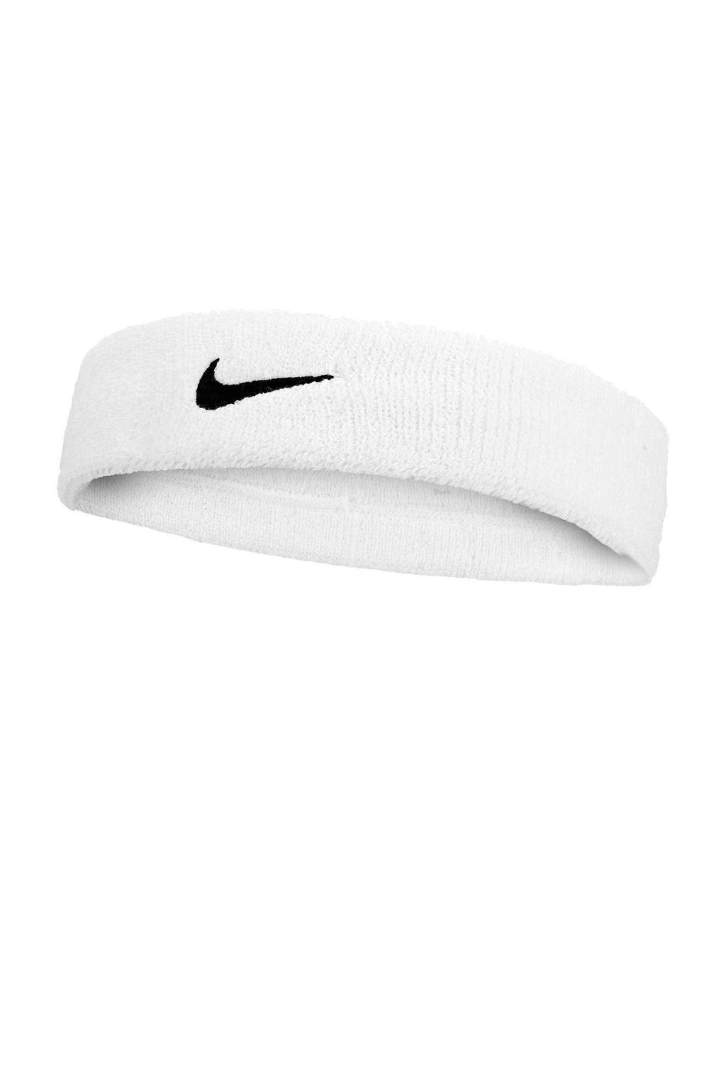 Nike hoofdband Swoosh Headband wit