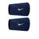 Nike polsbandjes - Swoosh Classic Doublewide zwart (set van 2)