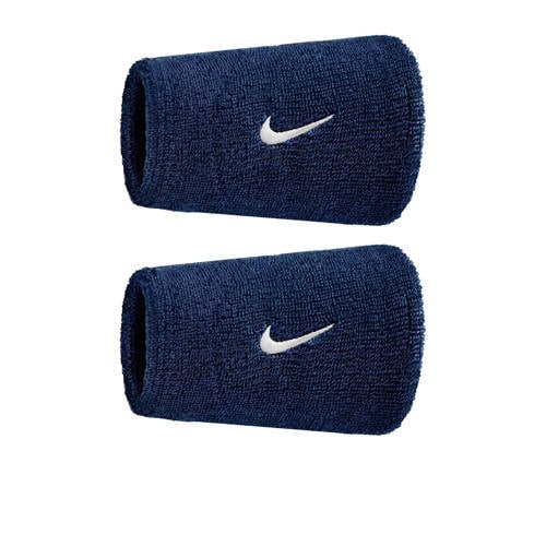 Nike polsbandjes - set van 2 Swoosh Classic Doublewide zwart afbeelding