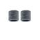 Nike polsbandjes - Swoosh Classic grijs (set van 2)