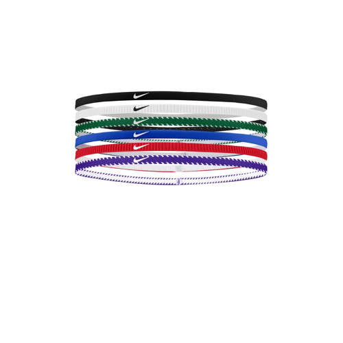 Nike haarbandjes Flex Classic Slim - set van 6 blauw/multi afbeelding
