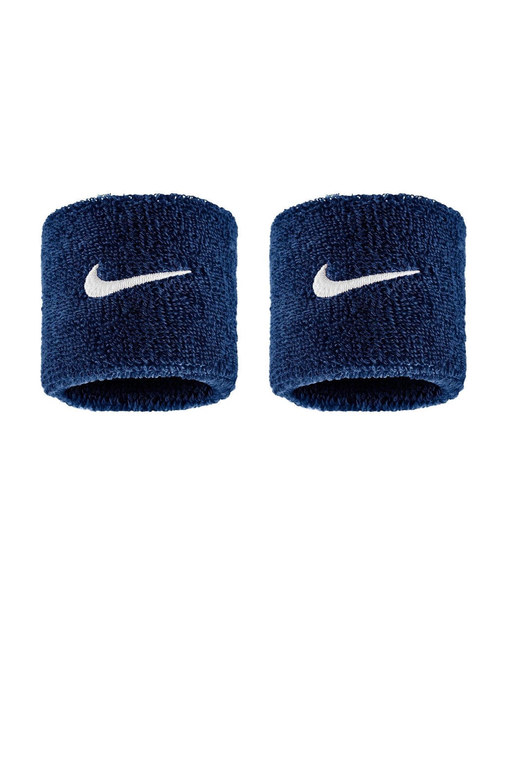 Nike polsbandjes - Swoosh Classic donkerblauw (set van 2)