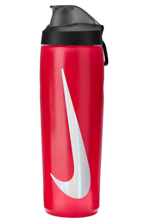 bidon 700 ml Refuel Locking Lid rood/wit/zwart