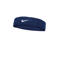 Nike   hoofdband Swoosh Headband donkerblauw