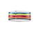 Nike haarbandjes Flex Classic Slim - blauw/multi (set van 6)