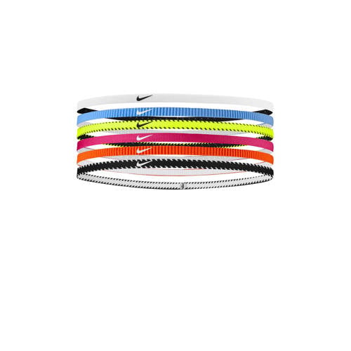 Nike haarbandjes Flex Classic Slim - set van 6 blauw/multi afbeelding