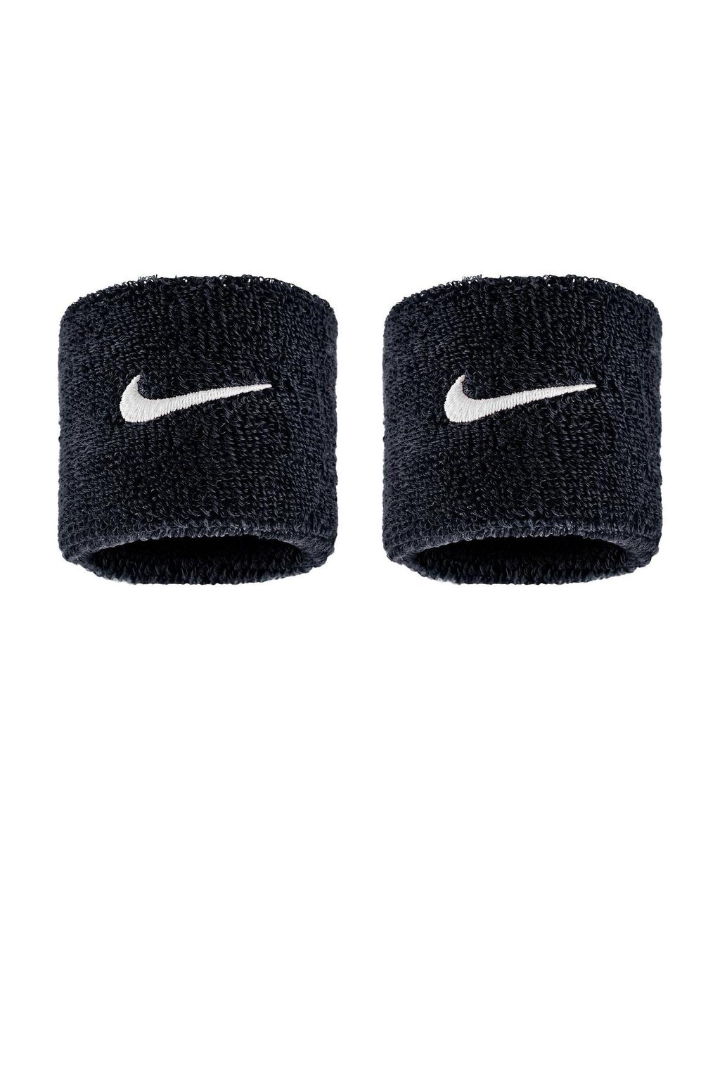 Nike polsbandjes - Swoosh Classic zwart (set van 2)