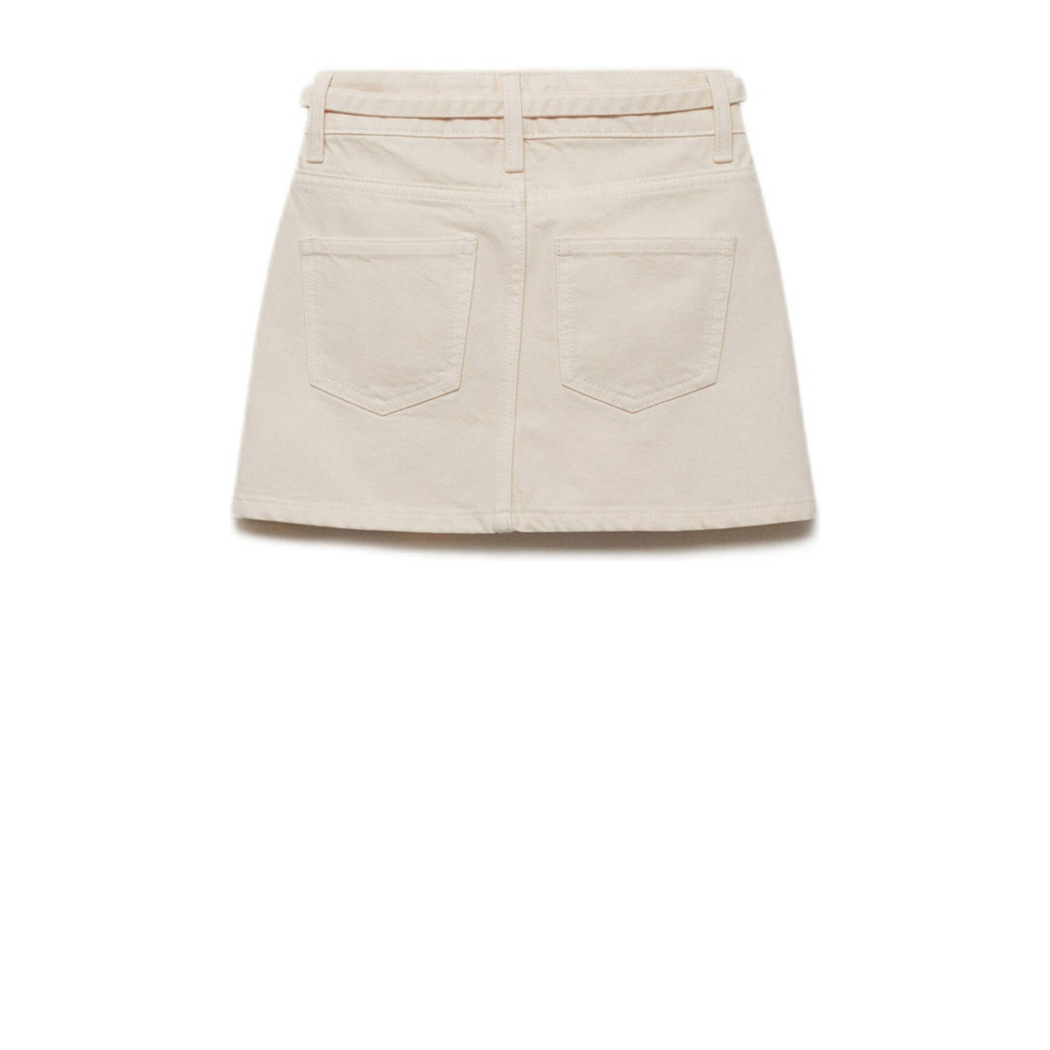Mango Kids denim spijkerrok ecru
