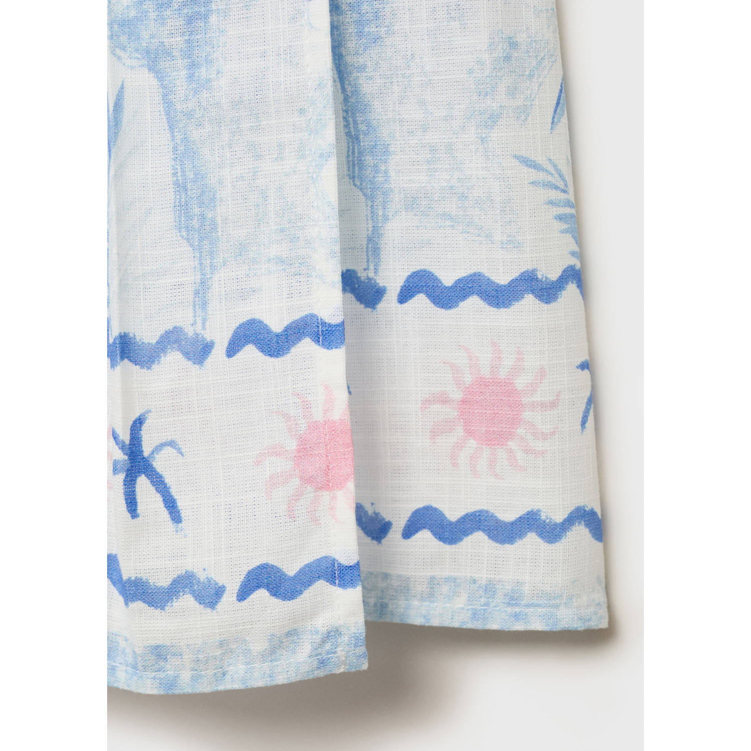 Mango Kids midi rok lichtblauw