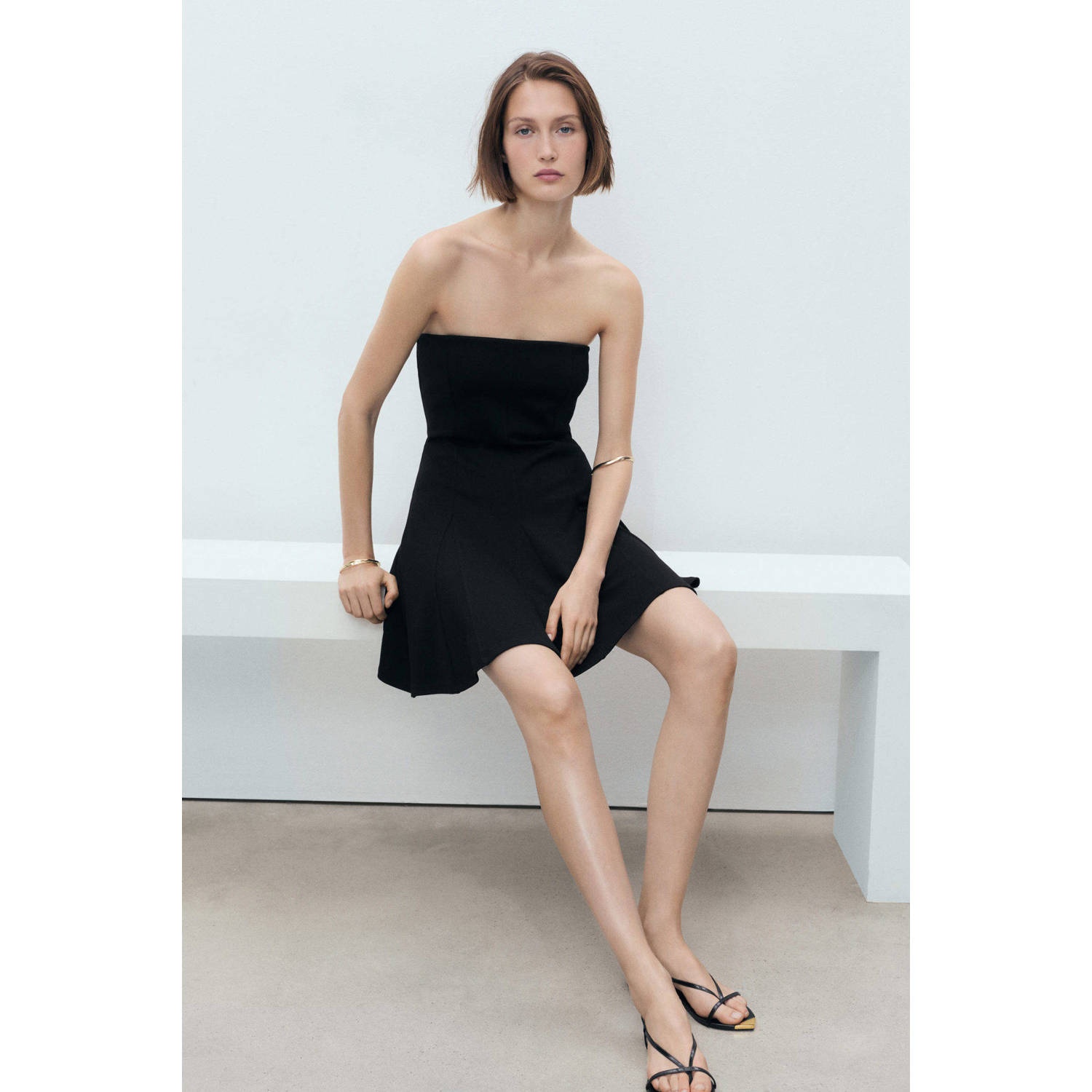 Mango little black dress jurk zwart