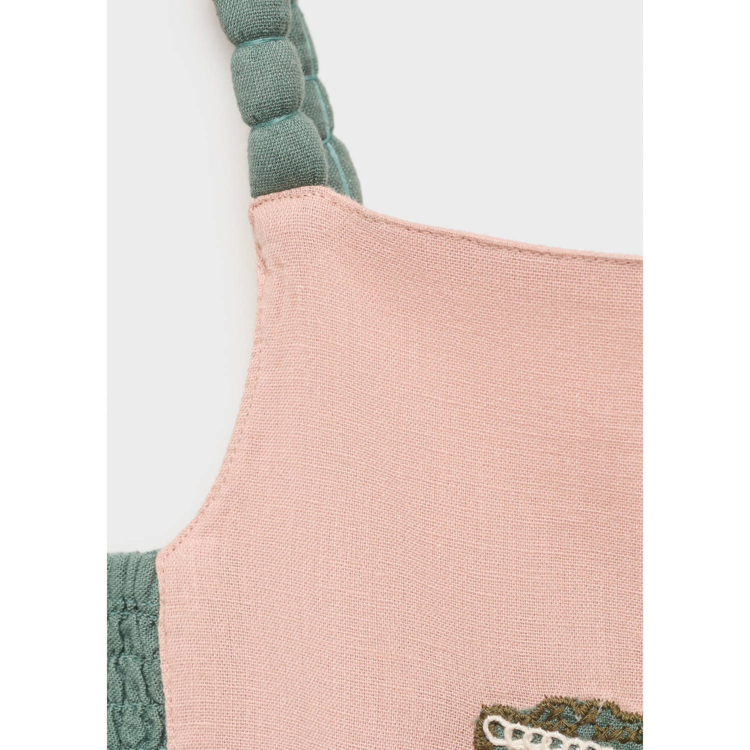 Mango Kids lichtroze jumpsuit