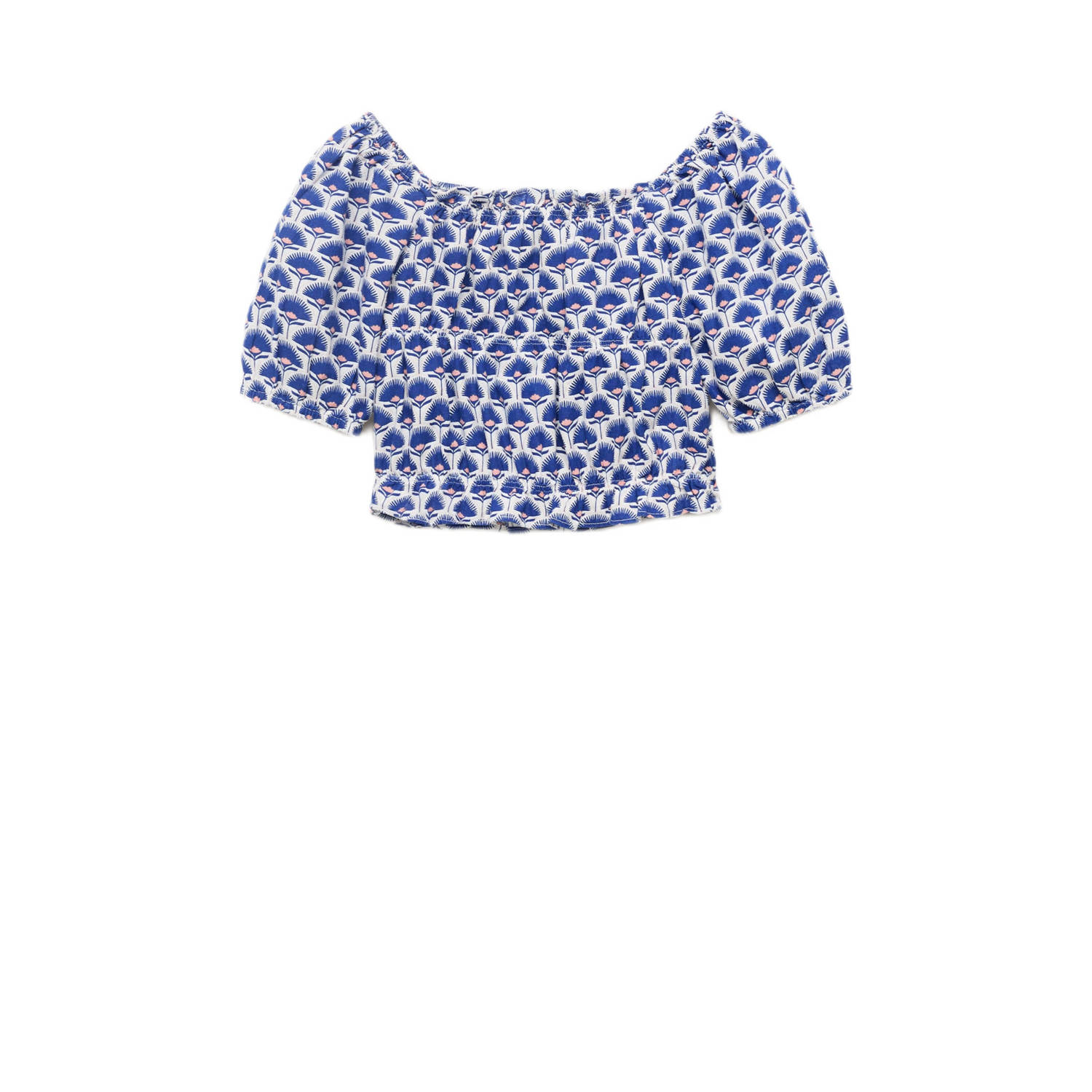 Mango Kids cropped top donkerblauw