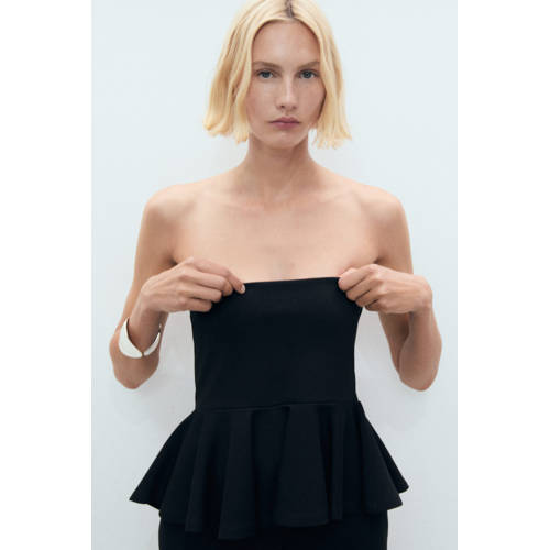 Mango top zwart afbeelding