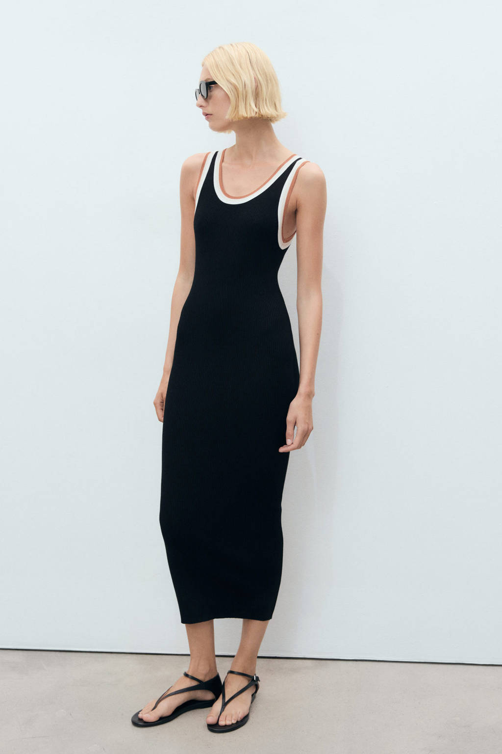 Zara Outlet Zara Maxi Jurken Feestjurk Zara Jurk Sale Beige Jurk