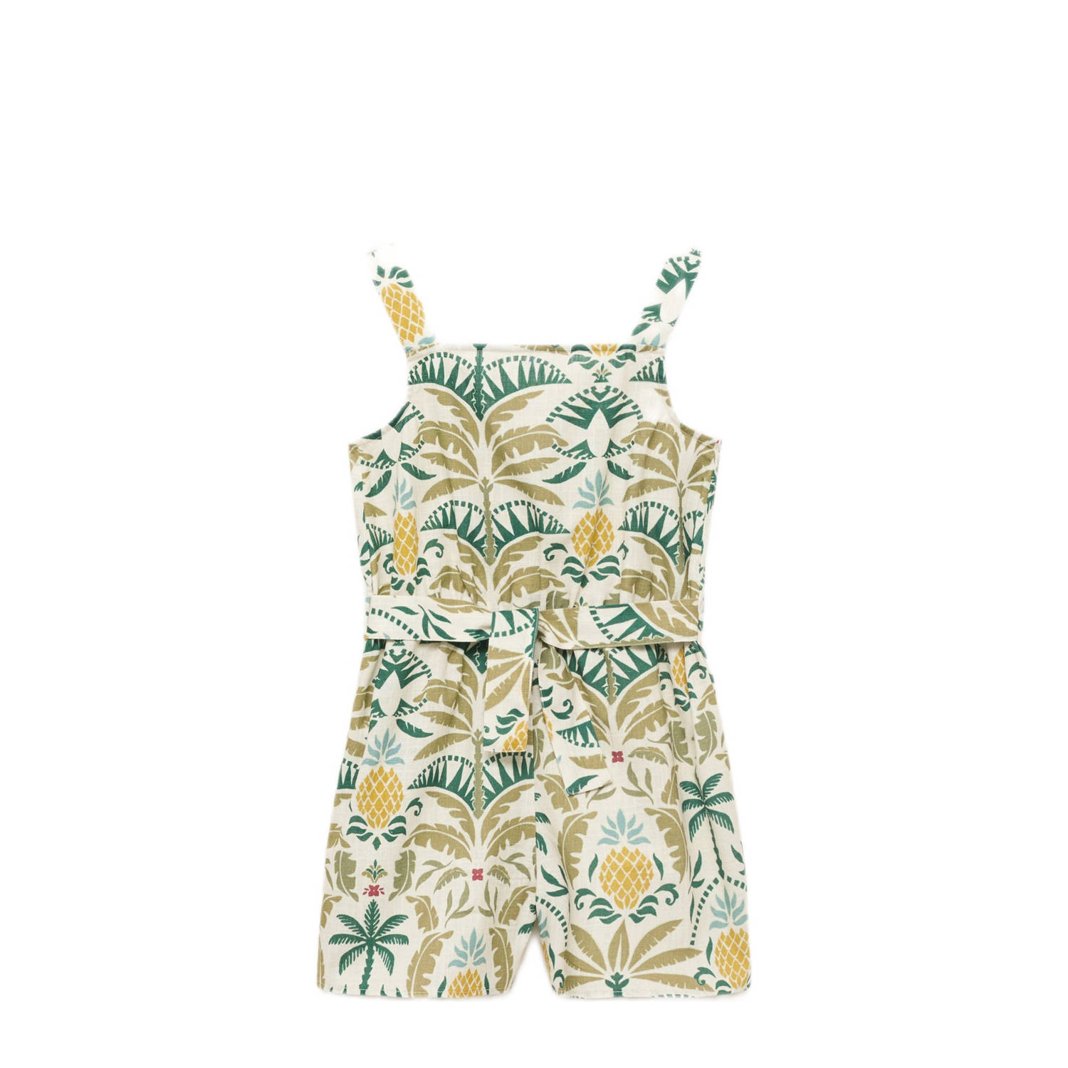 Mango Kids groen playsuit