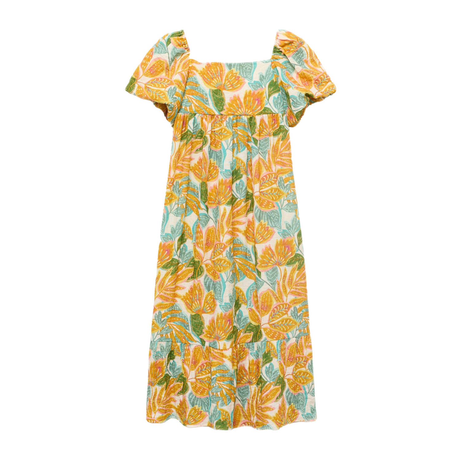 Mango Kids zomerjurk geel