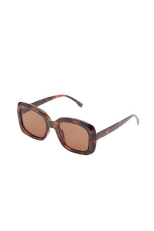 zonnebril met tortoise print bruin