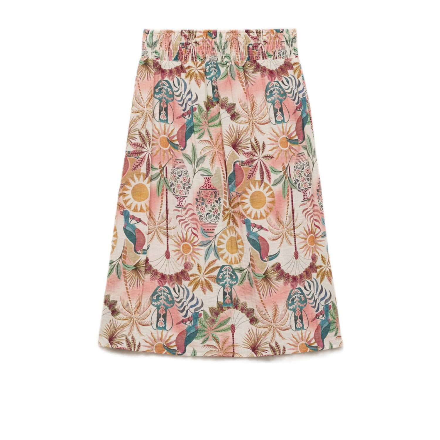 Mango Kids A-lijn rok roze