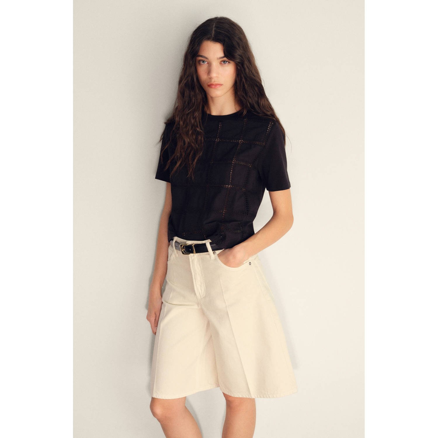Mango top zwart
