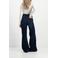 Circle of Trust high waist wide leg jeans dark blue denim