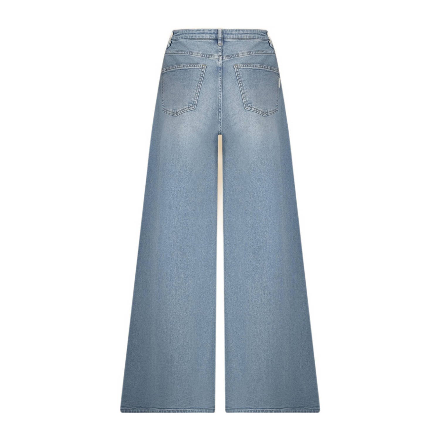 Circle of Trust wide leg jeans medium grey blue denim