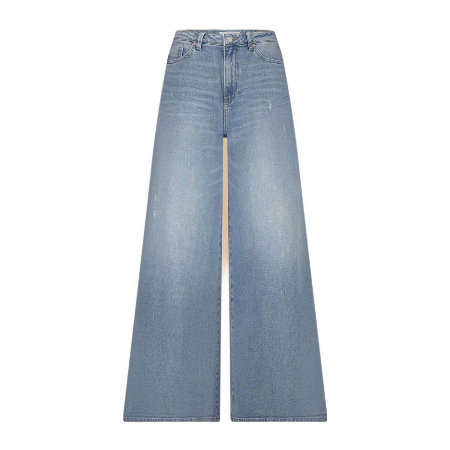Circle of Trust wide leg jeans medium grey blue denim