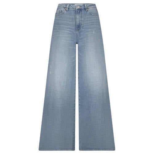 Circle of Trust wide leg jeans medium grey blue denim afbeelding