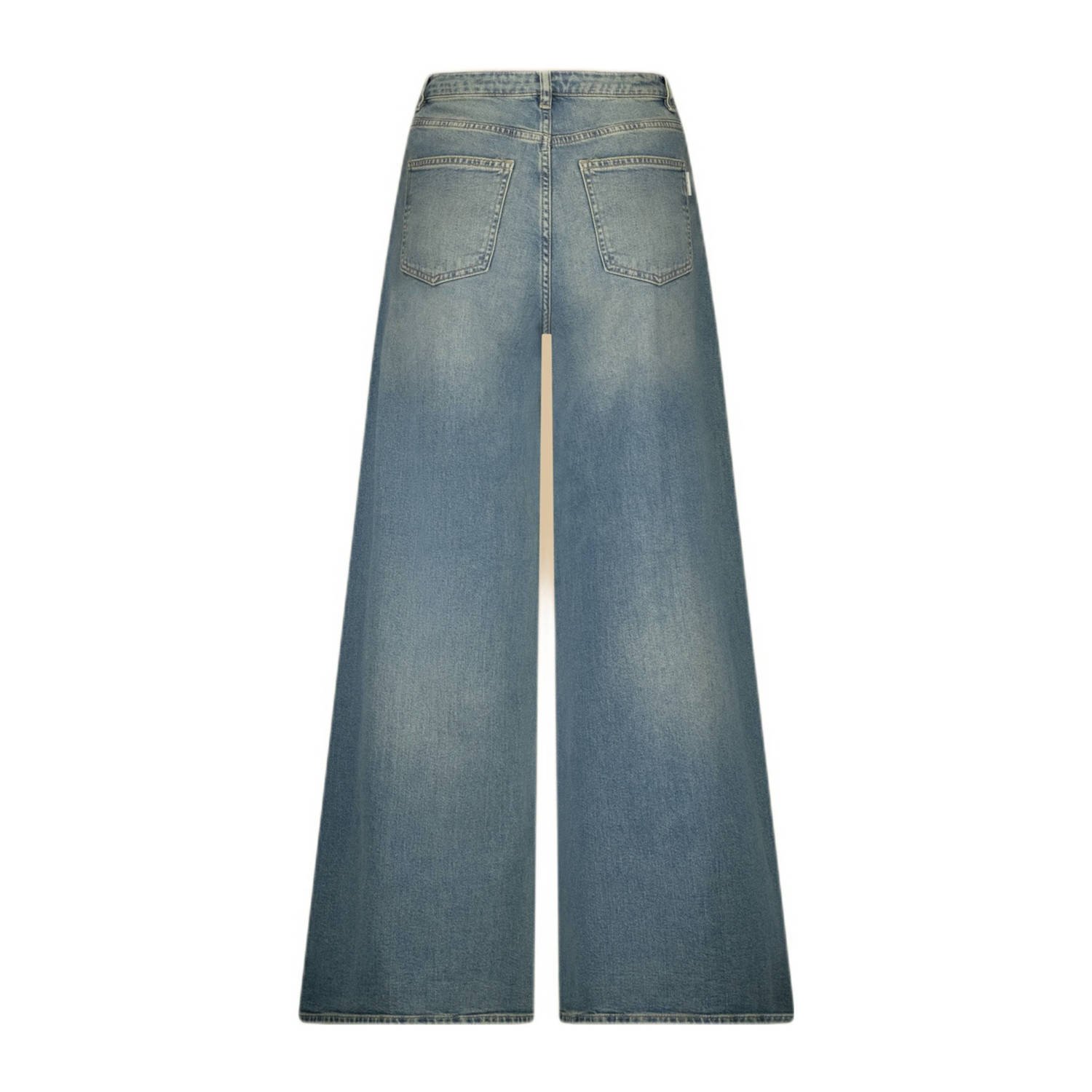 Circle of Trust wide leg jeans medium blue denim