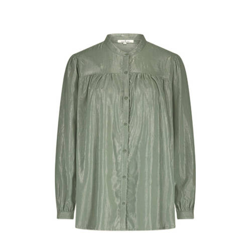 Circle of Trust satijnen blouse mintgroen met glitter afbeelding