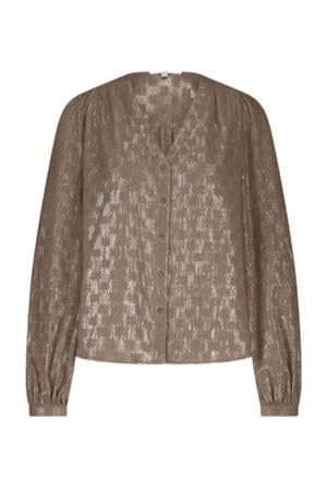 blouse lichtbruin