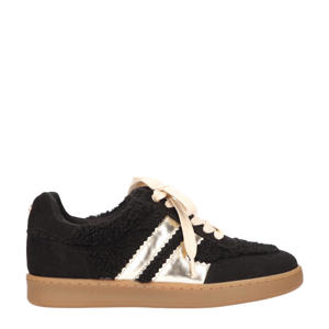 teddy sneakers zwart