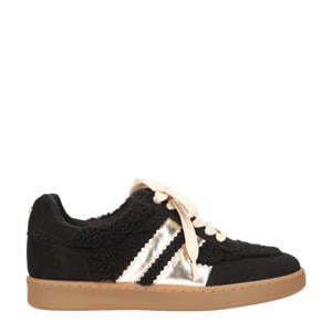 teddy sneakers zwart