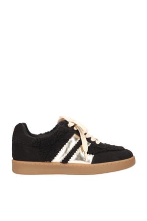 teddy sneakers zwart