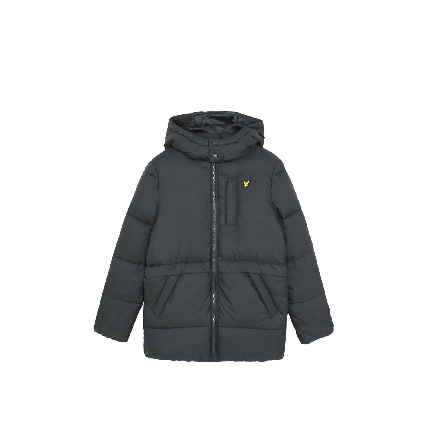 Lyle & Scott gewatteerde jas donkerblauw