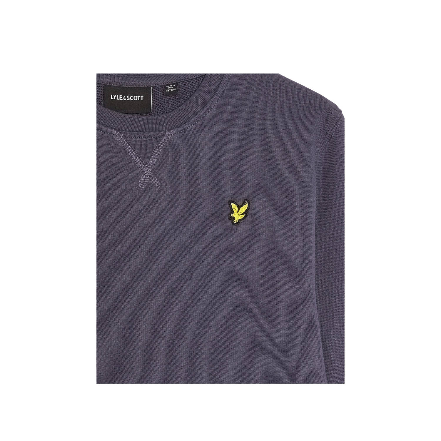 Lyle & Scott sweater donkerpaars