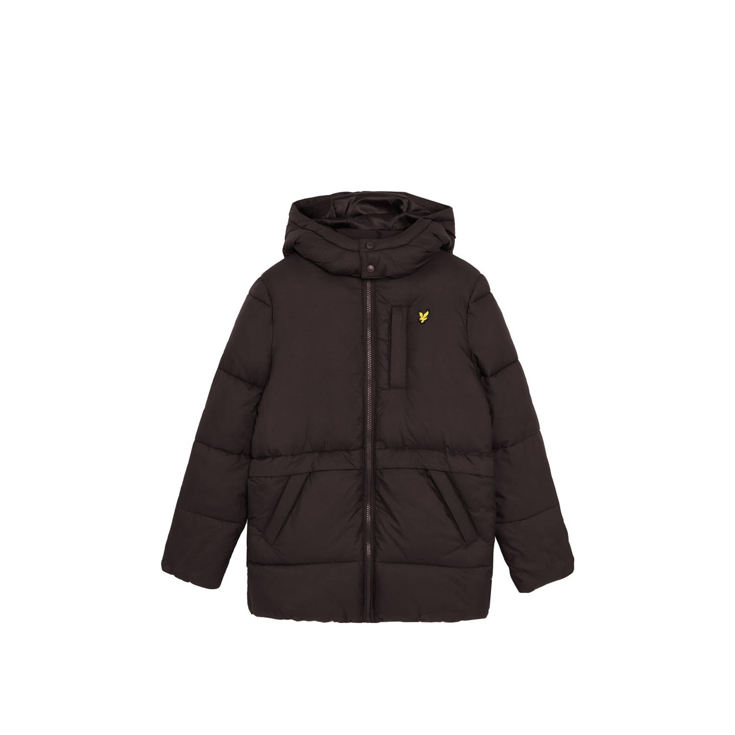 Lyle & Scott gewatteerde jas zwart