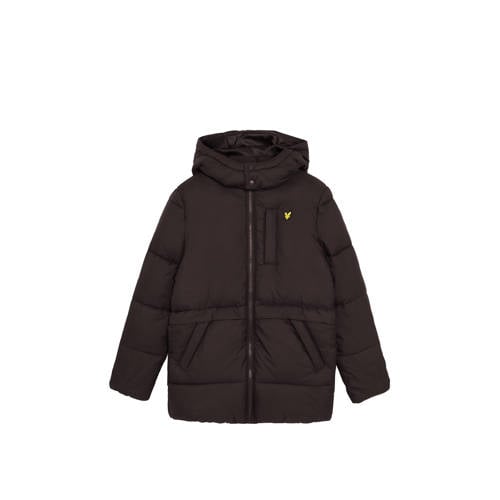 Lyle & Scott gewatteerde jas zwart afbeelding