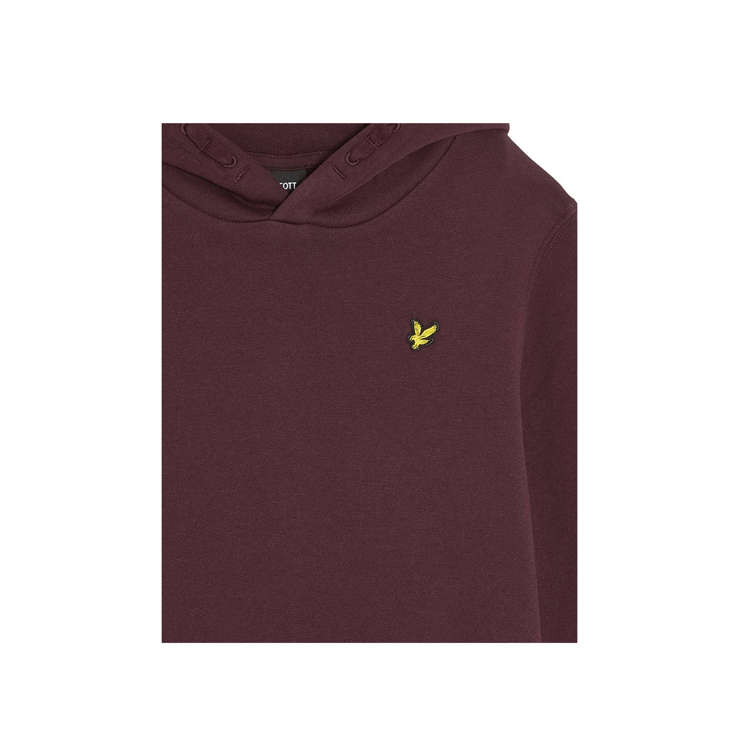Lyle & Scott hoodie donkerrood