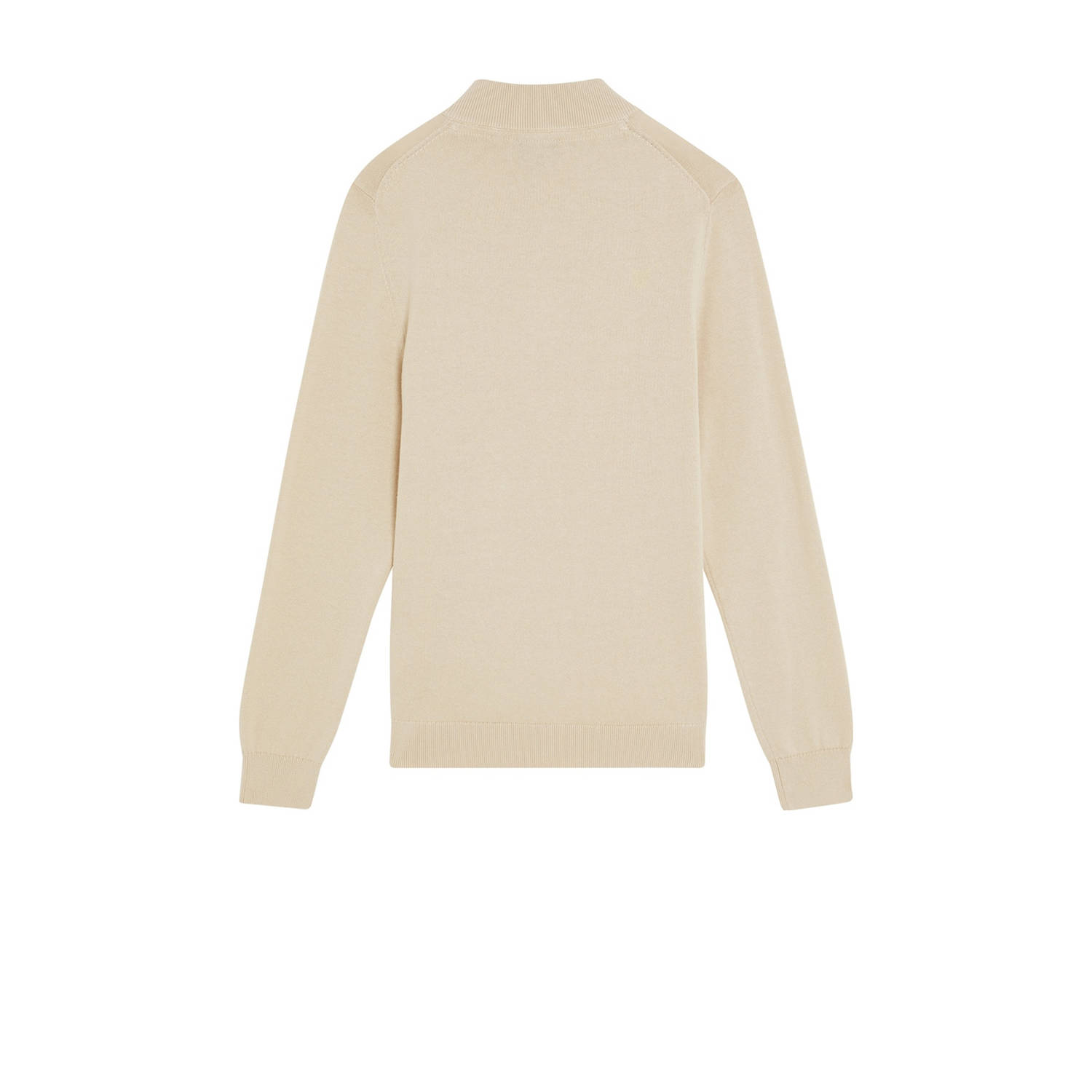 Lyle & Scott trui ecru fijn gebreid