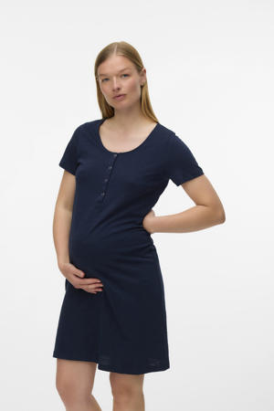 zwangerschapsnachthemd MLMIRA donkerblauw
