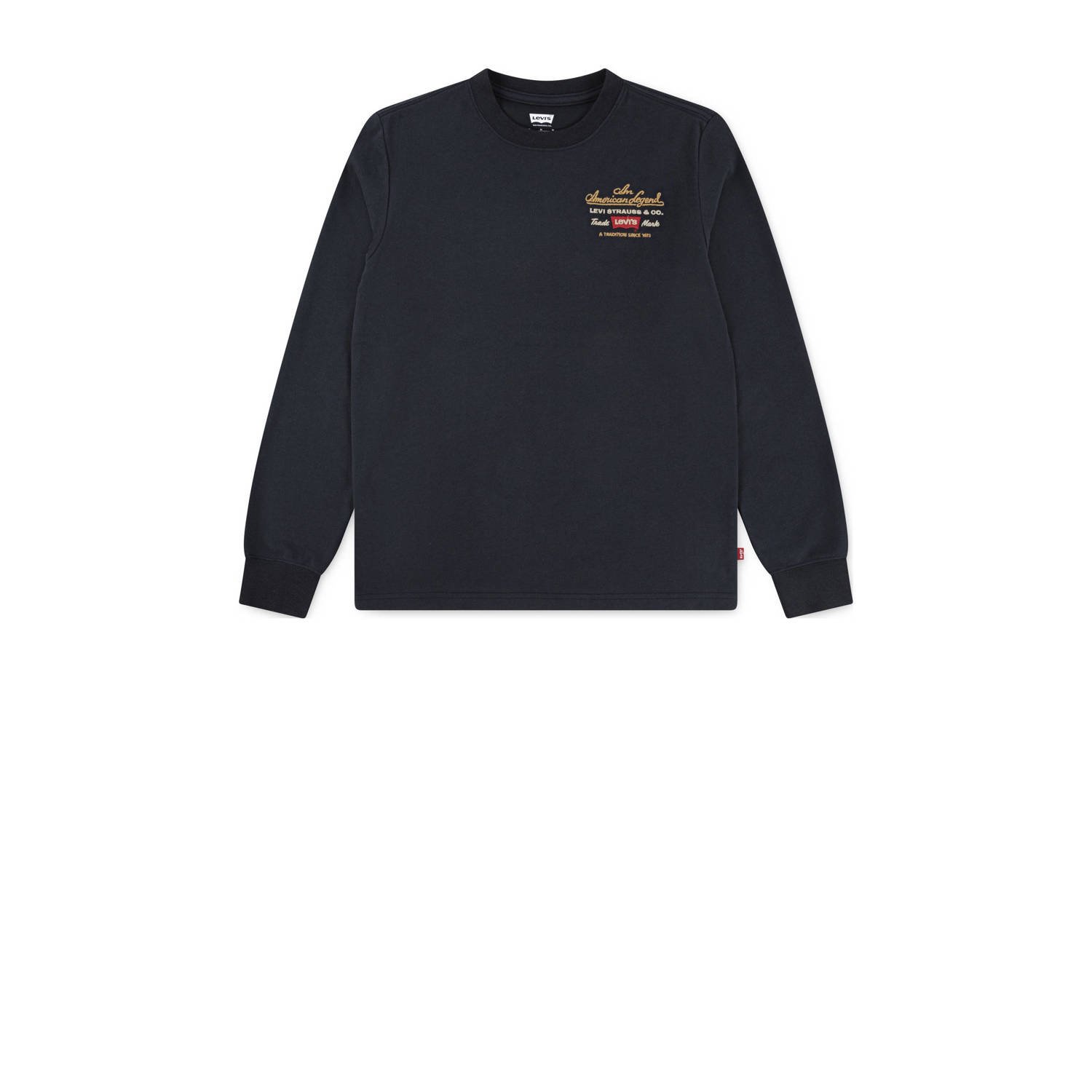 Levi's longsleeve zwart